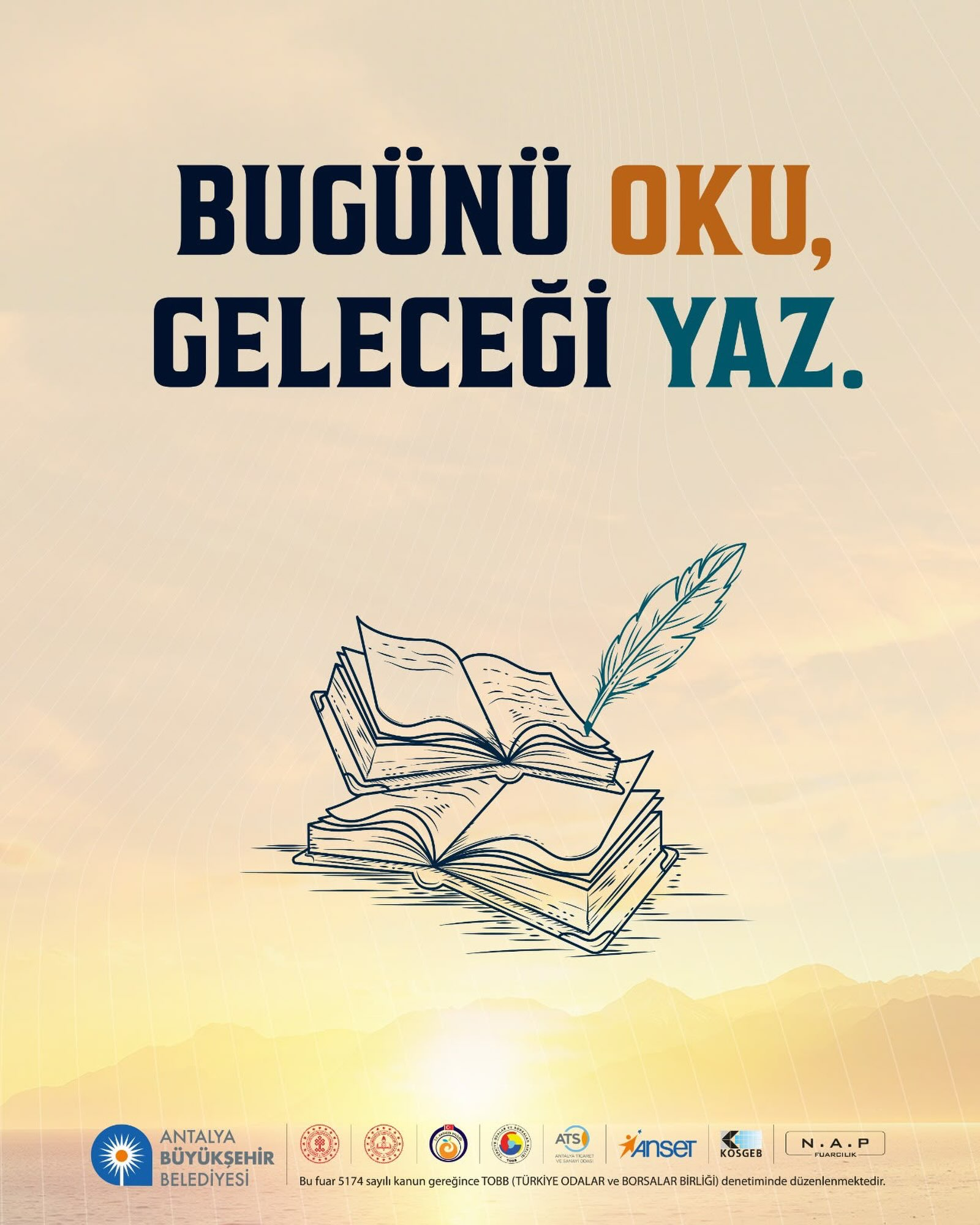 16. Antalya Kitap Fuarı kapılarını açıyor